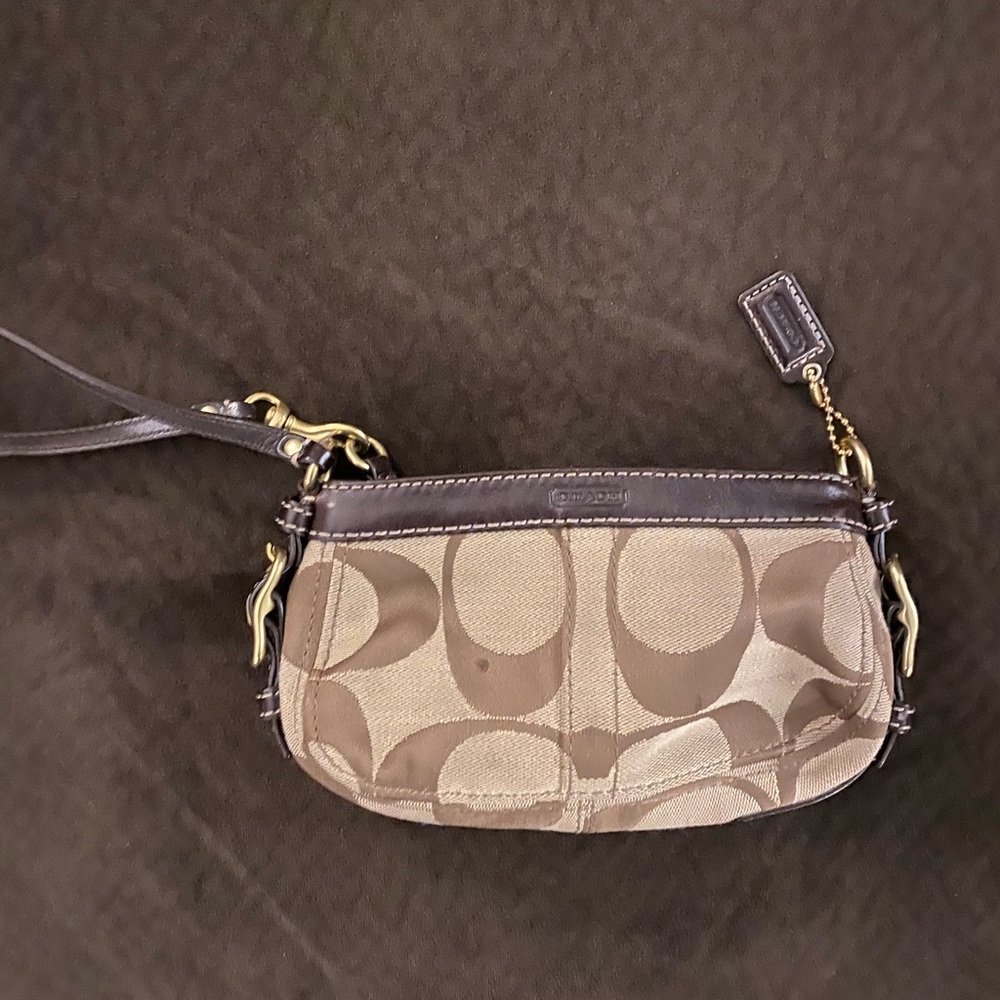 Cute little coach wristlet